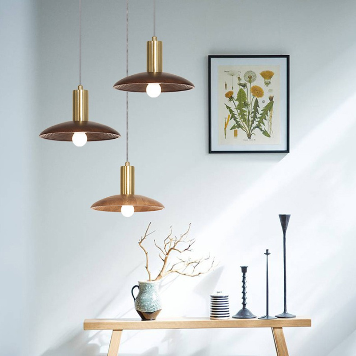 Подвесной светильник WOOD Light brown ImperiumLoft