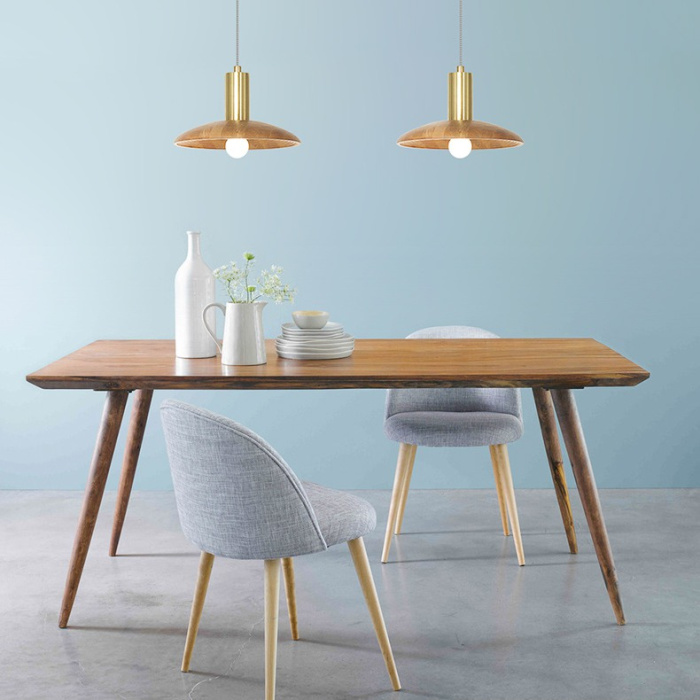 Подвесной светильник WOOD Light brown ImperiumLoft