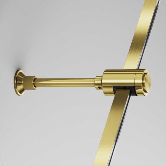 Крепление настенное Wall одинарное удлиненное Flarity латунь Maytoni TRA155CW-SL1-BS