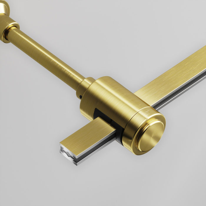 Крепление настенное Wall одинарное удлиненное Flarity латунь Maytoni TRA155CW-SL1-BS