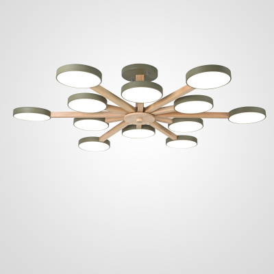 Потолочный светильник TURNA L12 Khaki ImperiumLoft