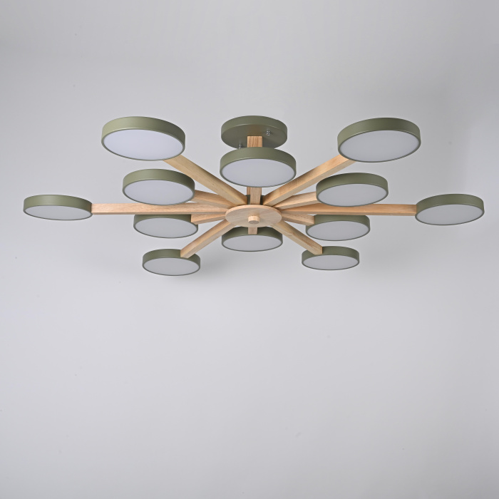 Потолочный светильник TURNA L12 Khaki ImperiumLoft