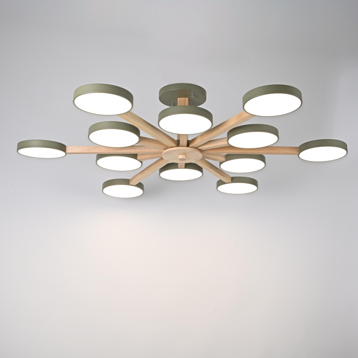 Потолочный светильник TURNA L12 Khaki ImperiumLoft