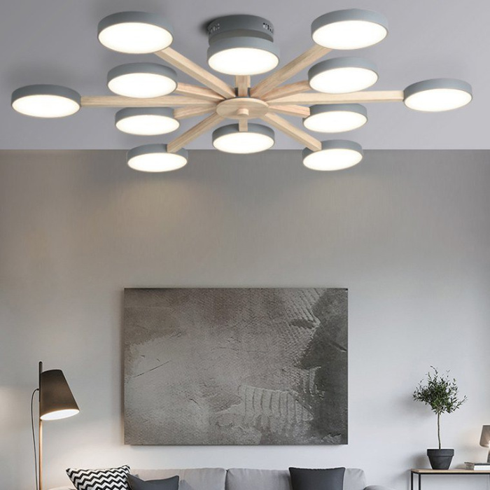 Потолочный светильник TURNA L12 Khaki ImperiumLoft