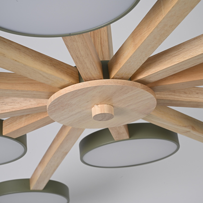 Потолочный светильник TURNA L12 Khaki ImperiumLoft