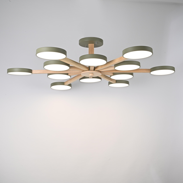 Потолочный светильник TURNA L12 Khaki ImperiumLoft