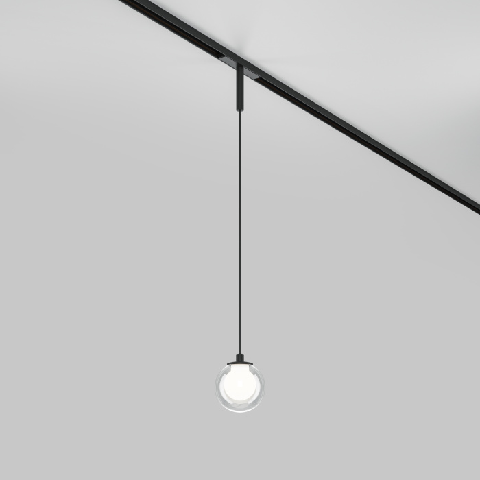 Трековый подвесной светильник Maytoni Bubble TR181PL-1-4WTW-B