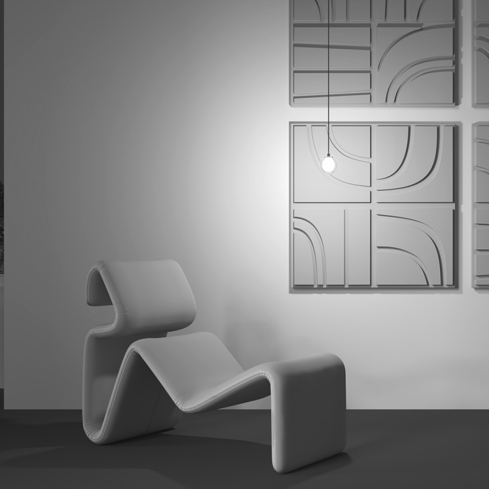 Трековый подвесной светильник Maytoni Bubble TR181PL-1-4WTW-B