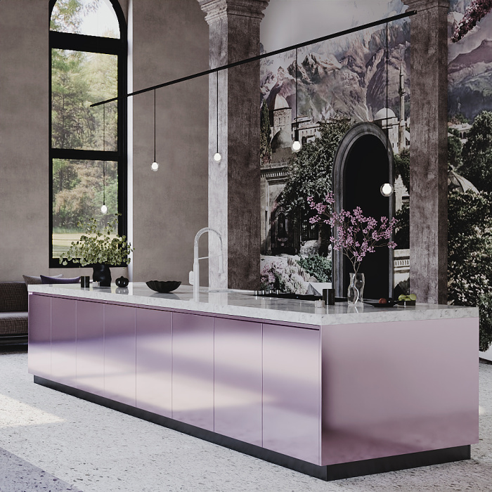 Трековый подвесной светильник Maytoni Bubble TR181PL-1-4WTW-B