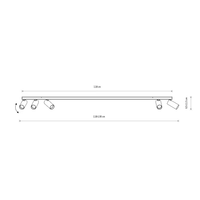 Накладной светильник спот Nowodvorski Fourty Surface V Umbra Gray 11468