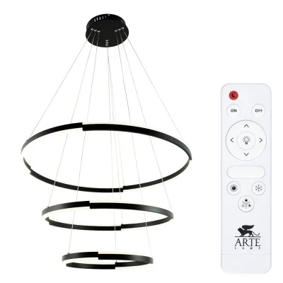 Люстра подвесная Arte Lamp ALFIE A2180SP-60BK