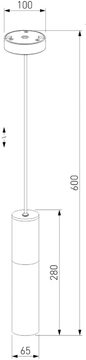 Уличный подвесной светильник Elektrostandard Glas 4690389193569