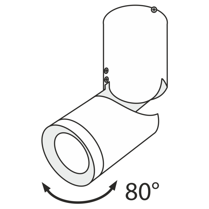 Спот Maytoni Tube C019CW-01B