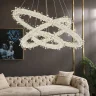 Подвесная люстра Delight Collection MD-012 MD-0120B-40+60+80 gold