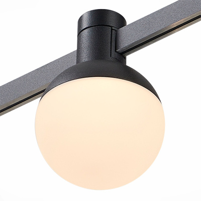 Магнитный трековый светильник FARM Черный LED 1*5W 4000K 78Lm Ra90 120 IP20 D75xH109 2 ST815.446.05