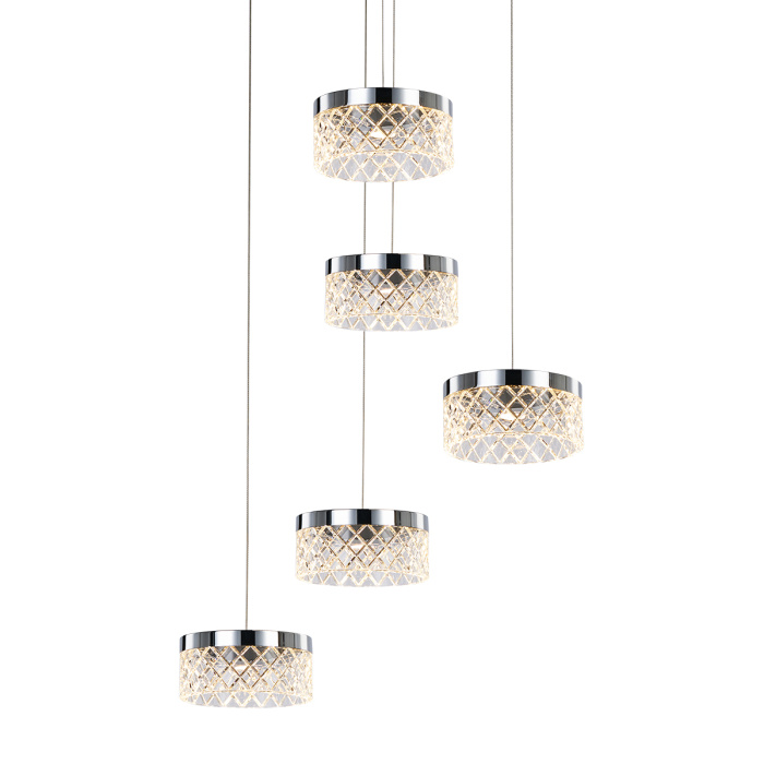 Подвесной светильник Delight Collection Diamond cut MD21020075-5A chrome