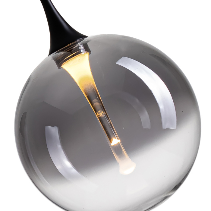 Подвесной светильник Delight Collection MD23001045 MD23001045H-1A black/smoky