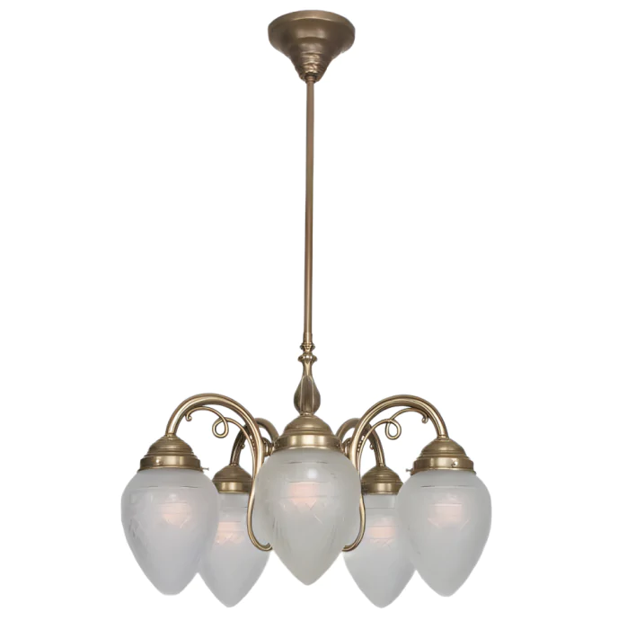 Подвесная люстра Berliner Messinglampen D215-123crB