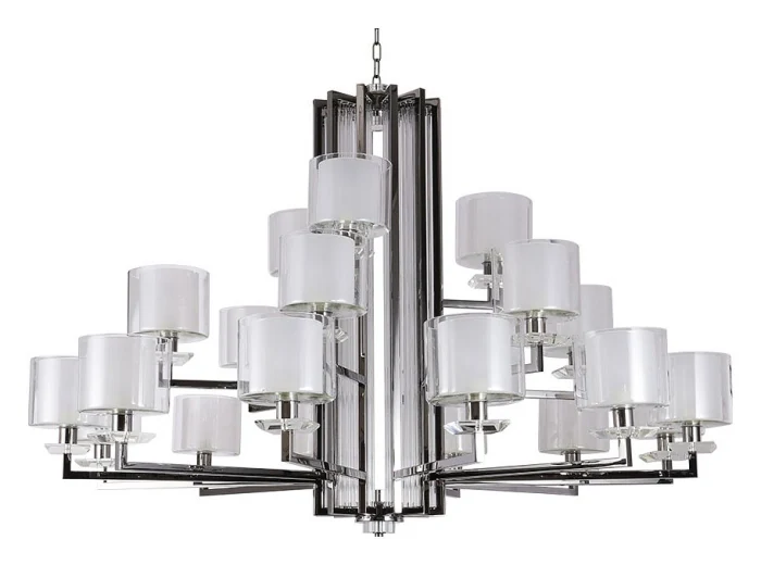 Люстра 4412+6+3/C black glossy Newport