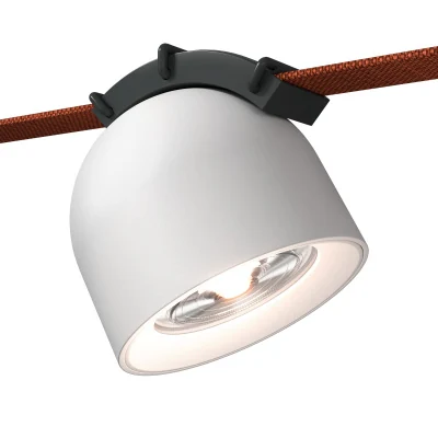 Светильник трековый Белый LED 1*12W 3000K 911Lm Ra90 60 IP20 D100xH107 48V ST451.536.12.1