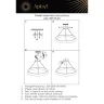 Подвесной светодиодный светильник Aployt Justyna APL.787.03.50