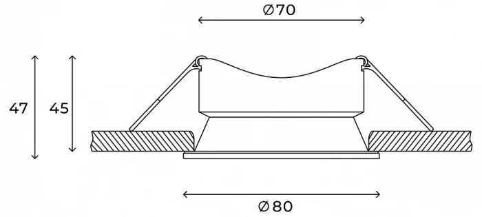 Встраиваемый светильник Hesby Lighting Harstad HSBL_0227