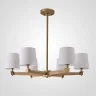 Люстра на штанге ImperiumLoft Stavra Jorgenson White/Light Wood 203575-26