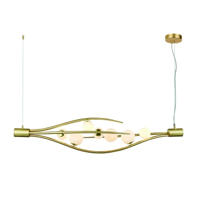Подвесная люстра Indigo Flusso 11025/7P Gold V000231