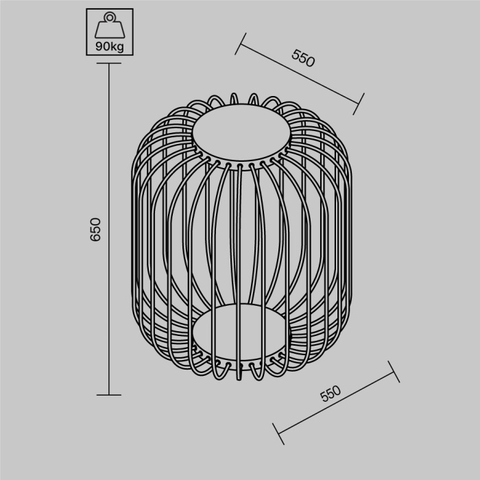 Садово-парковый светильник Maytoni Wisp O478FL-L18GF3K