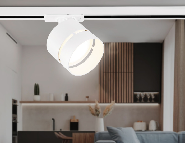 Трековый светильник со сменной лампой GX53 Ambrella light GL5375