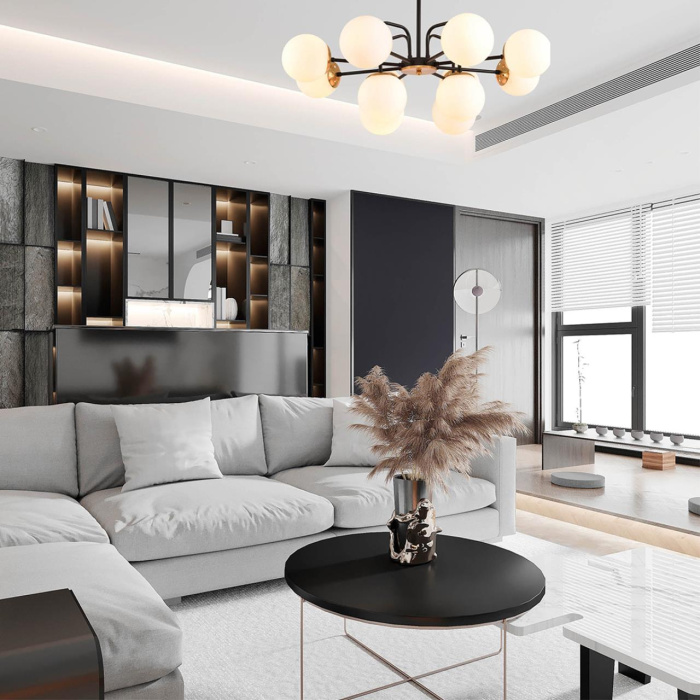 Люстра на штанге Lumion Elrona 8375/9C