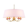 Подвесная люстра с абажуром и декором из керамики Ambrella light LH75021