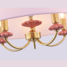 Подвесная люстра с абажуром и декором из керамики Ambrella light LH75021