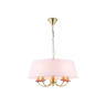 Подвесная люстра с абажуром и декором из керамики Ambrella light LH75021