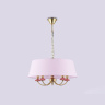 Подвесная люстра с абажуром и декором из керамики Ambrella light LH75021