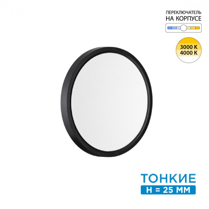 Настенно-потолочный светильник SONEX ALFA BLACK 7660/18L