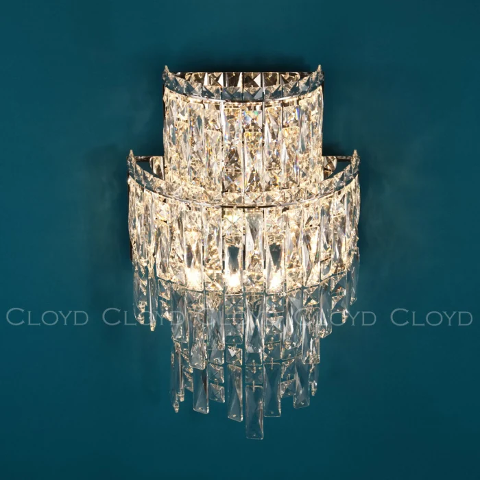 Бра Cloyd ANTREA W2 / выс. 48 см - хром (арт.20340)