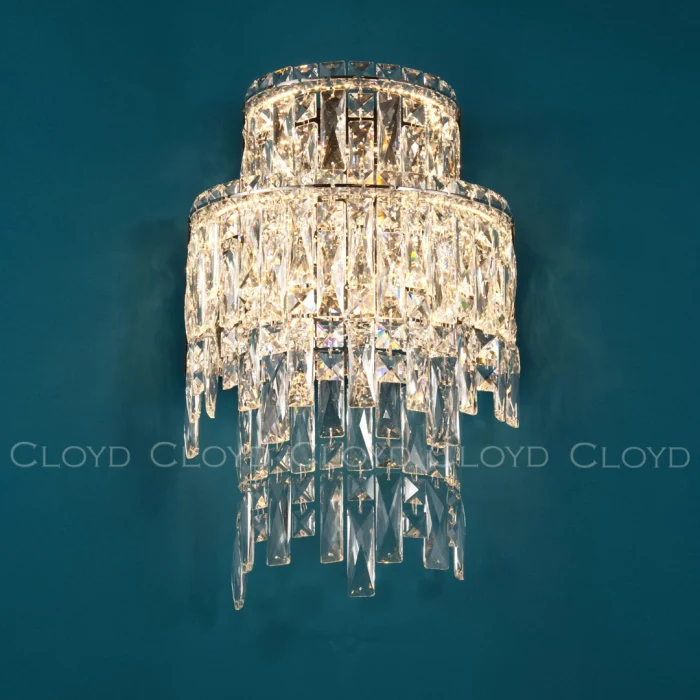 Бра Cloyd ANTREA W2 / выс. 48 см - хром (арт.20340)