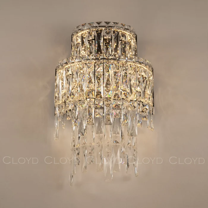 Бра Cloyd ANTREA W2 / выс. 48 см - хром (арт.20340)