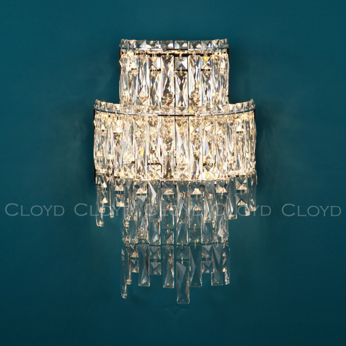 Бра Cloyd ANTREA W2 / выс. 48 см - хром (арт.20340)