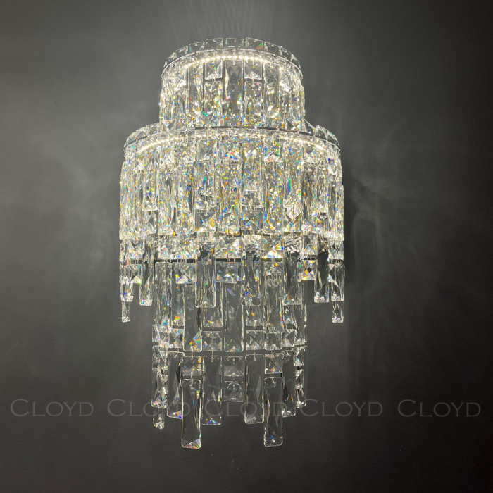 Бра Cloyd ANTREA W2 / выс. 48 см - хром (арт.20340)