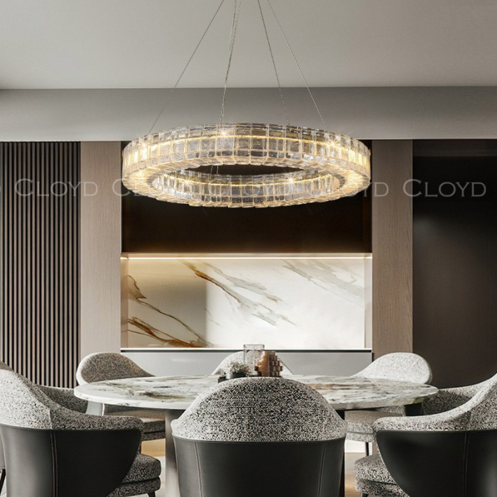 Люстра Cloyd TANGEISER-B C1 / Ø81 см - золото (арт.11473)