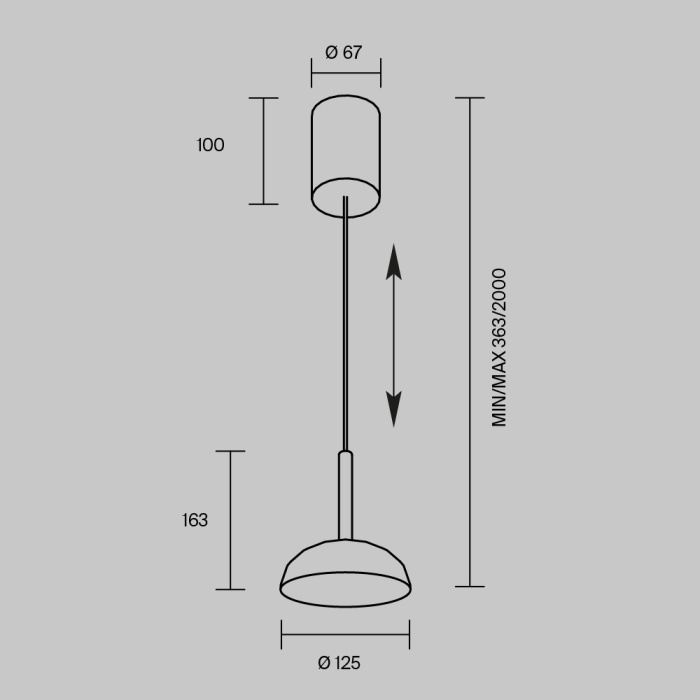 Подвесной светильник Maytoni Vita MOD451PL-L8B3K