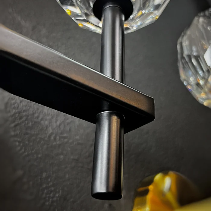 Бра Boule de Cristal Double Sconce Brass Черный ImperiumLoft