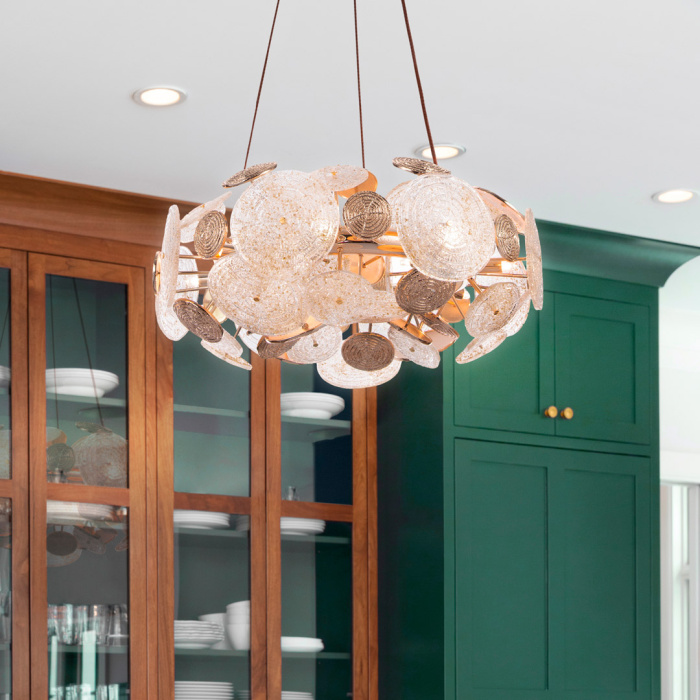 Люстра Cloyd SOLAR C11 / Ø59 см - золото (арт.10659)