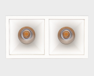 Светильник встраиваемый ITALLINE IT06-6020 white 3000K - 2 шт. + IT06-6022 white