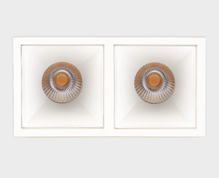 Светильник встраиваемый ITALLINE IT06-6020 white 3000K - 2 шт. + IT06-6022 white