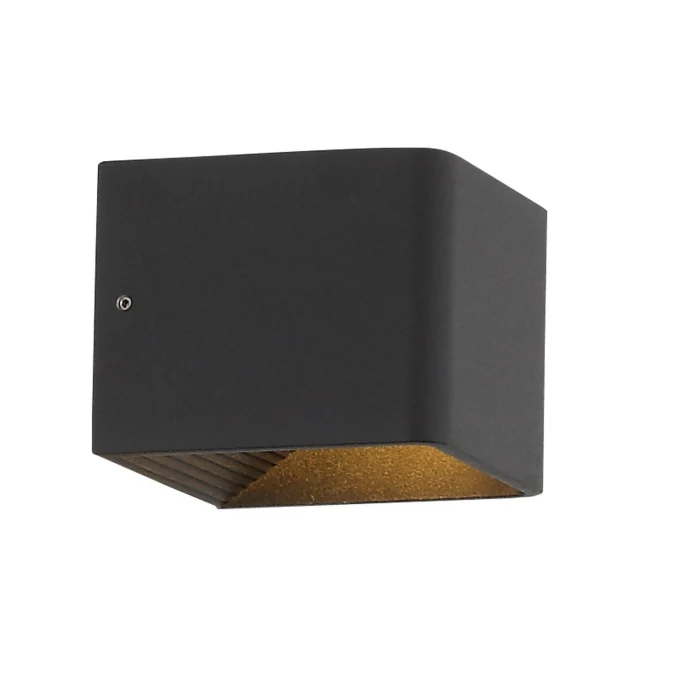 Светильник настенный ST-Luce SL455.041.01 Черный/Черный LED 1*6W