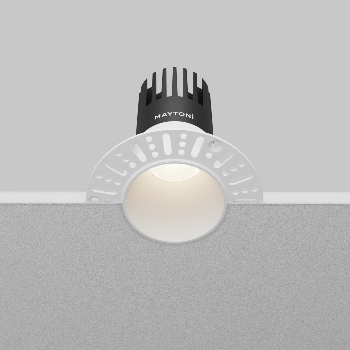 Встраиваемый светильник Maytoni Dip DL120-10W-4K-TRS-W