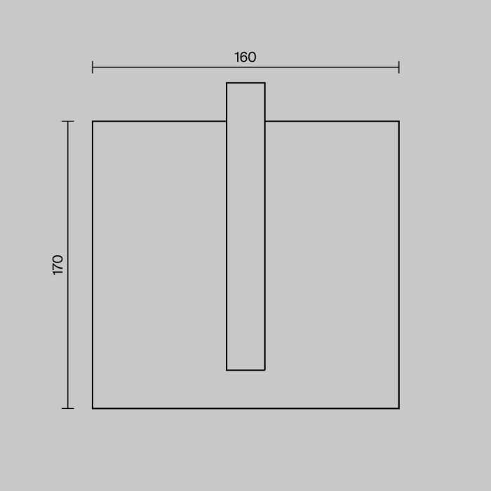 Настенный светильник Maytoni Line O484WL-L6GF3K